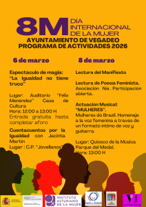 Cartel Día Internacional de la Mujer Vegadeo
